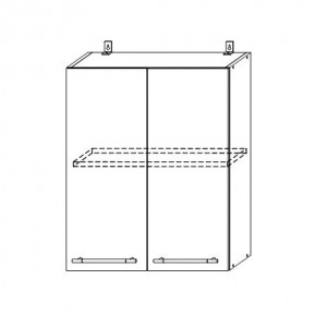 Гарда ВП 600 шкаф верхний высокий в Мирном - mirniy.mebelnovo.ru | фото