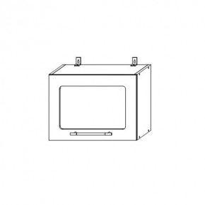 Гарда ВПГС 500 шкаф верхний горизонтальный со стеклом в Мирном - mirniy.mebelnovo.ru | фото