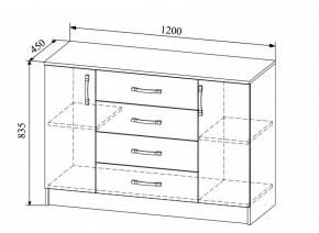 Комод Софи СКМ 1200.1 в Мирном - mirniy.mebelnovo.ru | фото