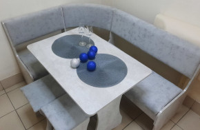 Кухонный уголок Миссия V велюр (цемент) в Мирном - mirniy.mebelnovo.ru | фото