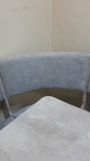 Кухонный уголок Миссия V велюр (цемент) в Мирном - mirniy.mebelnovo.ru | фото